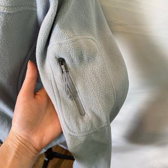 Columbia Women's Medium Fast Trek II Fleece‎ Jacket Full Zip Tradewinds Grey - Picture 7 of 14